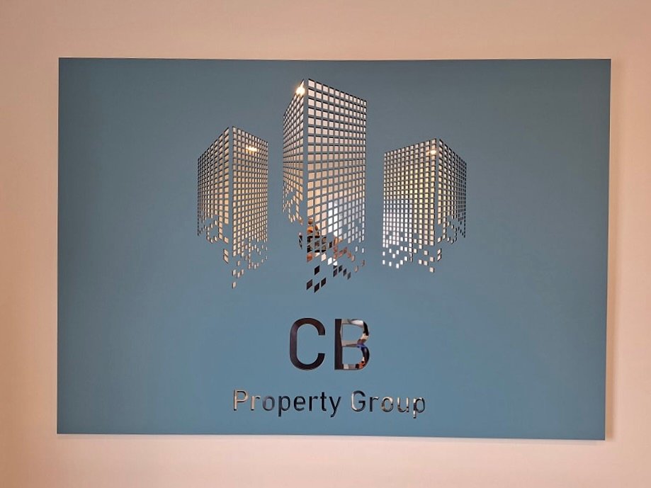 Elegant custom engraved plaque sign providing a professional look.