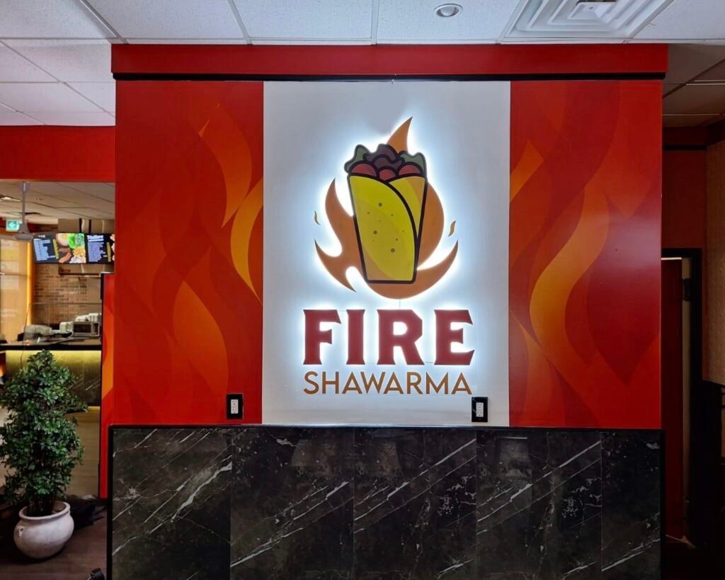 Custom outdoor and indoor signs designed for businesses in Ontario and Quebec