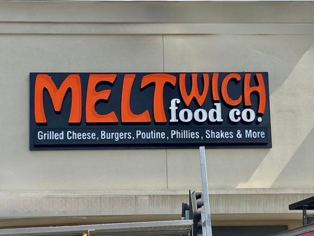 LED channel letters sign providing visibility for a restaurant in Ottawa.